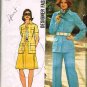 70's Simplicity DesignerSewing Pattern 5588 Shirt Jacket Skirt Pants Plus Size 18 UNCUT