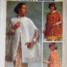 1970's Simplicity Craft Pattern 5607 Crochet Cape in 2 Styles Misses Size 10 - 20