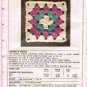 Granny Squares Simplicity Crochet Craft Pattern 9695 Misses Poncho Scarf Hat Bag Skirt Size 10 - 20