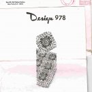 Vintage 70's Grit Needlecraft Mail Order Pattern Design 978 Crochet Wild Rose Afghan MO 118