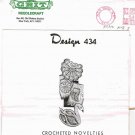 70's Grit Needlecraft Mail Order Pattern Design 434 Crochet Swan Shell Pocket Edging for Towels