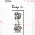 Vintage 70's Grit Needlecraft Crochet Mail Order Pattern Design 524 Crocheted Flowers MO 115