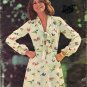 70's See and Sew Butterick Sewing Pattern 5766 Long Sleeve A Line Dress with V Neck Size 16 UNCUT