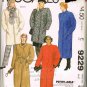 1980's McCalls Sewing Pattern 9229 Fall Winter Coat and Belt Plus Size 22 UNCUT