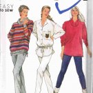 1990's Simplicity Easy Sewing Pattern 9868 Slim Pants Loose Fitting Top Shirt Size 6 - plus 24 UNCUT