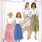 80's Vintage Simplicity Sewing Pattern 9593 Gathered Full Skirt Size 6 8 10 12 UNCUT