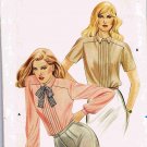 Butterick Sewing Pattern 3438 Pointed Tie Collar Long or Short Sleeve Blouse Size 8 UNCUT