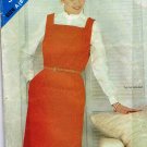 1980's Butterick See & Sew Sewing Pattern 5048 Square Neck Jumper Size 8 10 12 14 16 18 UNCUT