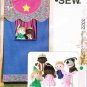 Kwik Sew Craft Sewing Pattern 3322 Puppet Theater and Puppets UNCUT UNOPENED