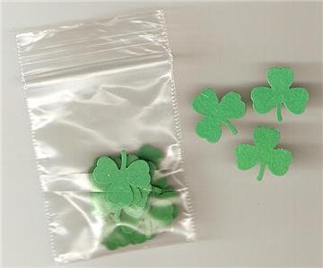 PACK OF 100 SHAMROCK SHAPES CARD MAKING SUPPLIES