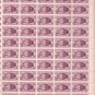 Atlantic Cable 4C 1958 Full Sheet US Postage 4 Cents