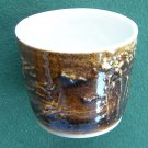 Schulz Porcelain cup Mount St Helens ash glazed 1980