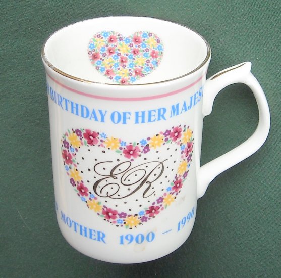 Queen Elizabeth The Queen Mother 90th Birthday Cup Mug