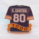 C Carter NFL Jersey Uniform Enameled Metal Tie Tack Pin