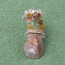 Far Fetched Flower Vase Pin