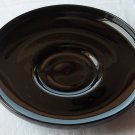 Rare Vintage Viking Ebony Black Large Art Glass Bowl