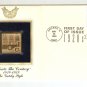 FDC The Gatsby Style US Postal First Day of Issue 32 Cents Stamp and 22kt Gold Replica 1998