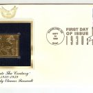 FDC First Lady Eleanor Roosevelt US Postage 32 Cents Gold 1998