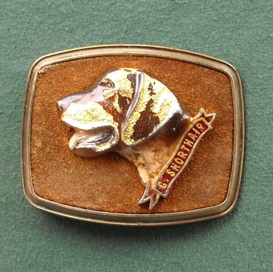 Vintage G. Shorthair Raintree Belt Buckle