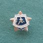 Vintage "Silver" Star Soviet Russian Army Metal Tac Pin
