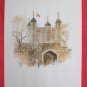 Tower Of London Vintage Mads Stage Print Unframed