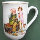 The Cobbler Norman Rockwell Museum Cup Mug 1982