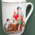 Vintage Norman Rockwell Museum A Dollhouse For Sis Cup Mug  1982