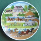 Vintage JKW Bavaria Josef Kuba Porcelain Plate Spring