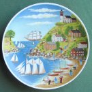 Josef Kuba Vintage JKW Bavaria Porcelain Plate Summer