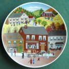 Vintage JKW Bavaria Josef Kuba Porcelain Plate Fall