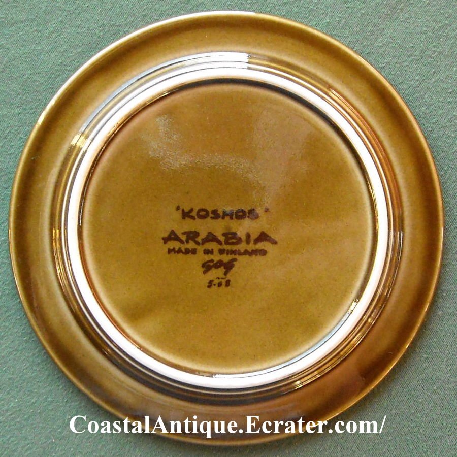 Kosmos Arabia Finland Stoneware Bread And Butter Plate