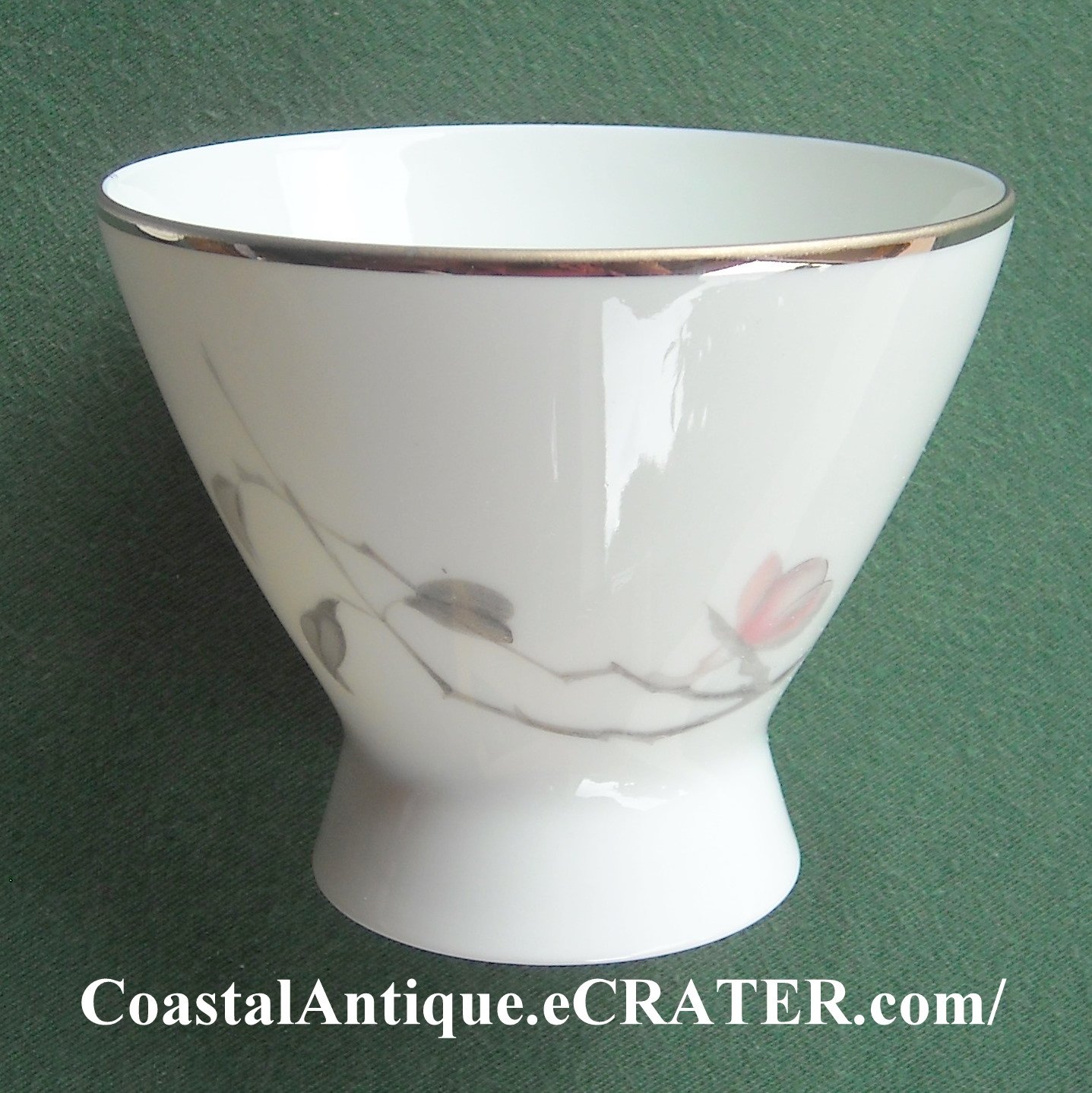 Rosenthal Germany China Pattern Japanese Quince 3725 Round Sugar Bowl