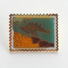 Stegosaurus Stamp USA Postal 25c Tie Tac Pin