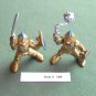 2 Gold Villains Knights Fisher Price Retired Great Adventure Magic Castle Lot 105