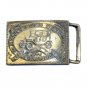 Henry Ford Detroit Brass Vintage Belt Buckle