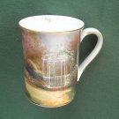 Thomas Kinkade cup mug Lilac Gazebo May