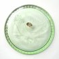 Tiara Eagle Green Vintage Glass Plate