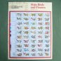 Fifty State Birds Flowers Officially Numbered Full Sheet 20c Stamps