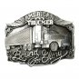 American Trucker Bound For Glory 3D Bergamot Pewter Belt Buckle