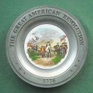 Surrender of Cornwallis Great American Revolution Plate Canton Pewter