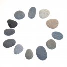 Oval Natural Beach Rocks Pacific Northwest Flat Skipping Painting Stones Lot A