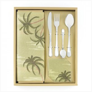 12-piece Palm Tree Tabletop Set