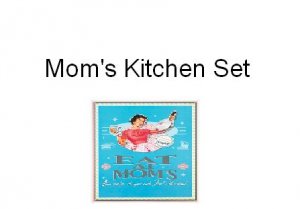 Mom's Kitchen 4-piece Set