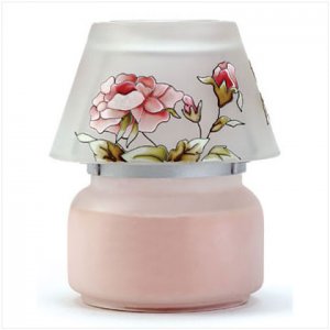 Victorian Rose Candle Jar