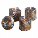 Safari Pattern Candle Set