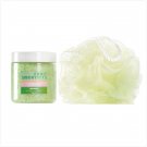 Green Bath Crystal Scrub Set