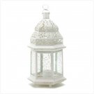 LARGE WHITE MOROCCAN LANTERN