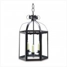METAL TAPER CANDLE LANTERN