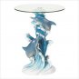 PLAYFUL DOLPHINS ACCENT TABLE