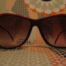 Vintage Black and Red Sunglasses